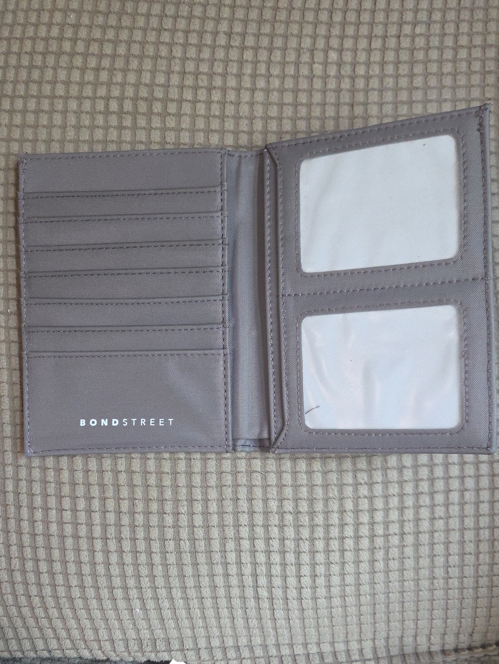 Bond Street Gray Men's Card Holder Wallet